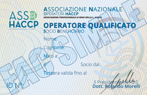 fac simile tessera assohaccp